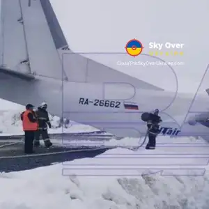 A hard landing. Russian plane crashes and breaks in half
