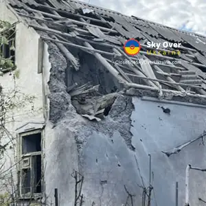 Russians attacked Nikopol district all day: a man was wounded