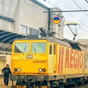First direct train arrives in Ukraine from the Czech Republic