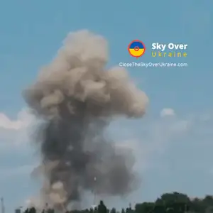 A series of powerful explosions in Berdiansk