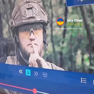 A video of the Ukrainian Defense Ministry was shown on TV in Crimea