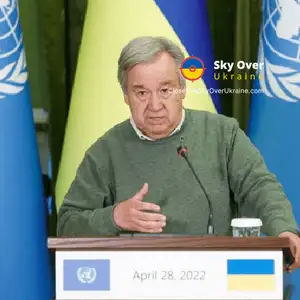 UN makes statement on Guterres' visit to Ukraine