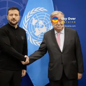 Zelenskyy meets with UN Secretary General