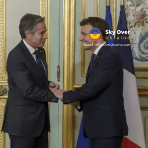 Blinken discusses support for Ukraine at meeting with Macron