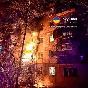 Shahed's strike: houses are damaged, and a fire broke out in Odesa