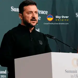 Zelenskyy spoke at the Global Peace Summit