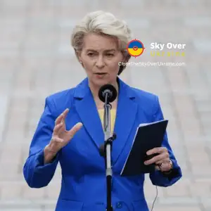 Von der Leyen to announce EUR 35bn loan against Russian assets in Kyiv