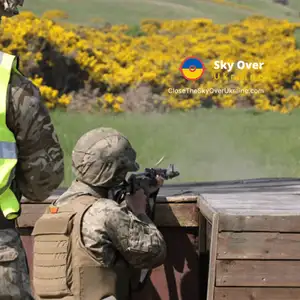 Ukrainian military undergoes defensive combat training in the UK