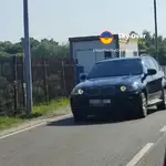 Russians in a BMW rammed a barrier on the border of Poland