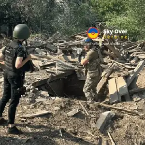 Russians drop a bomb on a village in Kharkiv region: a man is killed