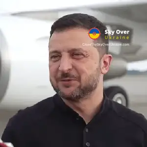 Zelensky arrived in Italy