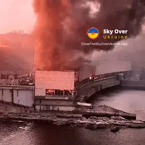Ukrenergo reported serious obstacles to the operation of Dnipro HPP