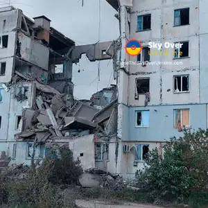 The occupiers dropped two aerial bombs on Kozatske, Kherson region